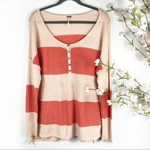 Free People Beach Lightweight Henley Sweater